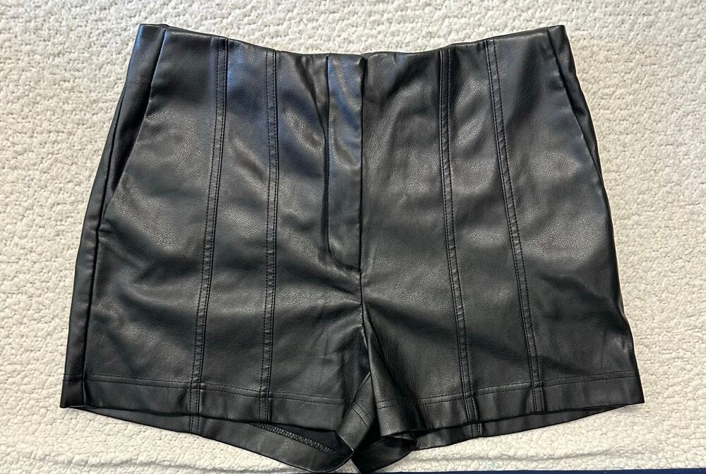 Dynamite Womens Faux Leather Shorts Size 6